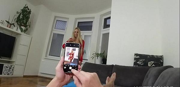  Innocent looking blonde gets POV treatment
